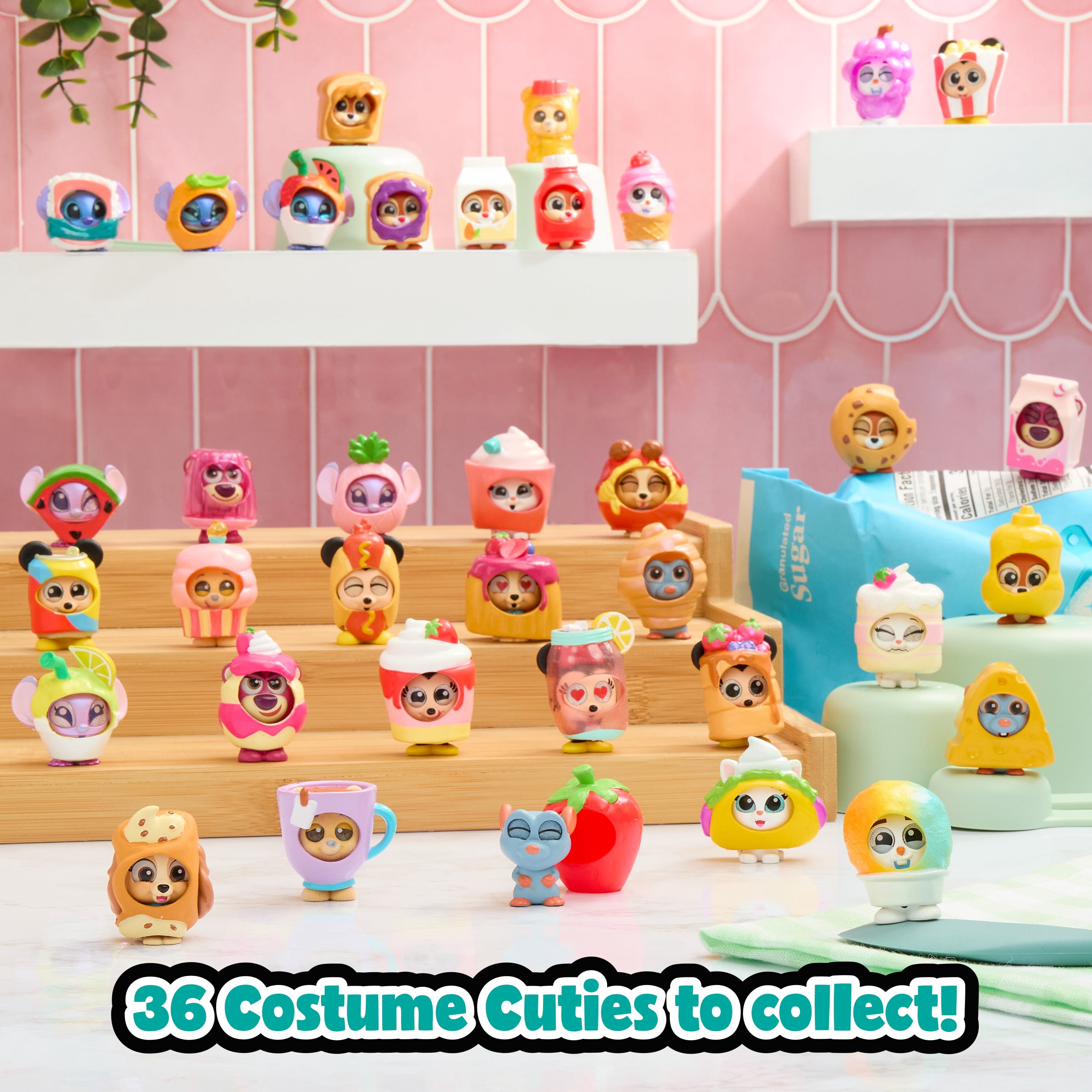 Disney Doorables Costume Foodies Collectible Figures, Includes 2 Mini Toy Figures, 36 to Collect, Kids Toys for Ages 5 and up