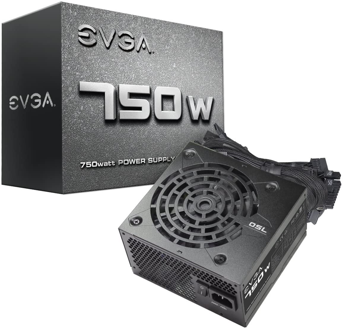 EVGA 750W Single +12V Computer Power Supplies