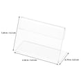 thumbnail image 2 of FRCOLOR  30 Pcs Business Card Holders Desktop Display Sign Transparent, 2 of 8