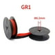 thumbnail image 5 of 2 Piezas GR1 Cinta para Máquina de Escribir Reemplazo de Cinta para Máquina de Escribir de Doble Carrete para la Mayoría de las Cintas para Escribir (Negro), 5 of 5