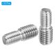 thumbnail image 3 of Adaptador de varilla reductora de acero inoxidable 304 Uxcell M10x1.5 a M12x1.75 tornillo de perno roscado de doble extremo 30mm largo 10pcs, 3 of 5