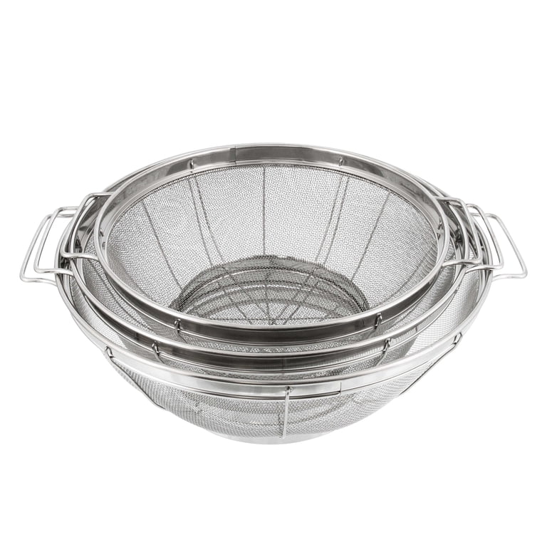 U.S. Kitchen Supply 3-Piece Stainless Steel Colander Set photo 5