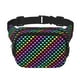 thumbnail image 1 of Fotbe Rainbow Hearts Cangurera Cuadrada con Estampado de Doble Capa, Bolsa de Cintura Ajustable Mini para Hombres y Mujeres, 1 of 9