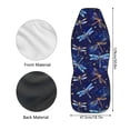 thumbnail image 6 of Jeiento Dragonfly Car Seat Covers Front Seats Only Car Seat Protectors Covers for Women Girl Automobile Driver Seat Covers High Back Seat Cushion Covers Decor Accessory Fit for Most Vehicles 1 Pcs, 6 of 6