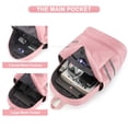 thumbnail image 3 of Mochila deportiva impermeable Coofay con compartimento para zapatos, 20 litros, rosa, 3 of 8
