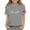 Gray, variant on CCRFTGI 4th of July USA Shirts for Kids Girls Size 8 Short Sleeve Funny 1776-2026 Summer Freedom T-Shirts Independence Day Girls Clothes Tshirts Gray 12-13 Years