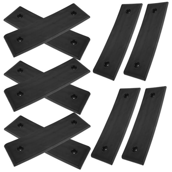 MLINS  10 Pcs Marine Trailer Bunk Slides Boat Accessories and Parts Black
