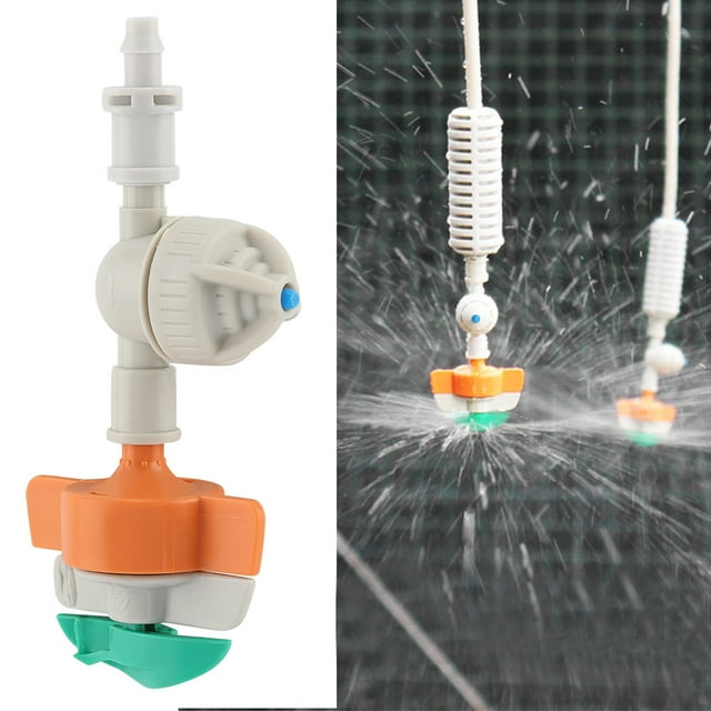 Antidrip Sprayer,5pcs Rotary Sprinkler with Micro Drip Fitting Rotary Sprinkler Rugged and Tough