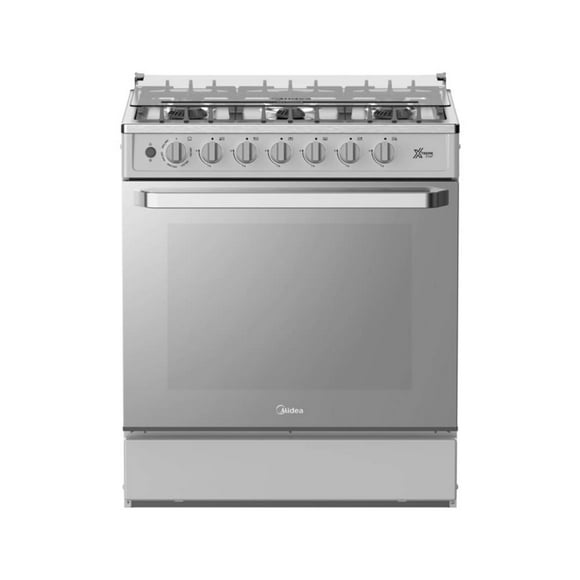 Estufa de piso MIDEA 30 pulgadas silver