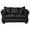 Black, variant on Signature Design by Ashley Darcy Fabric Loveseat in Cobblestone