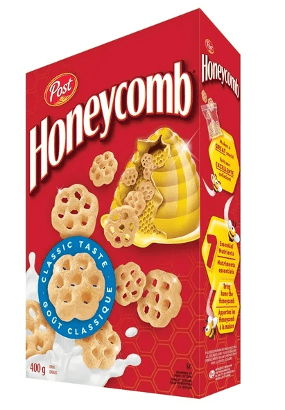 Post Honeycomb Breakfast Cereal, 400g (4 Pack)