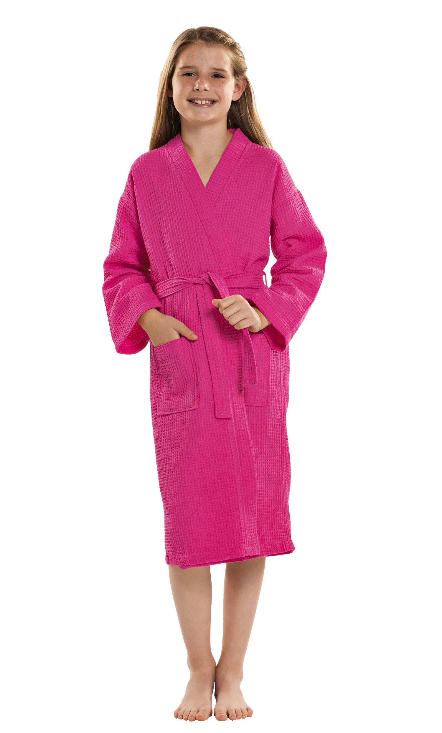 Girls waffle robe Clearance