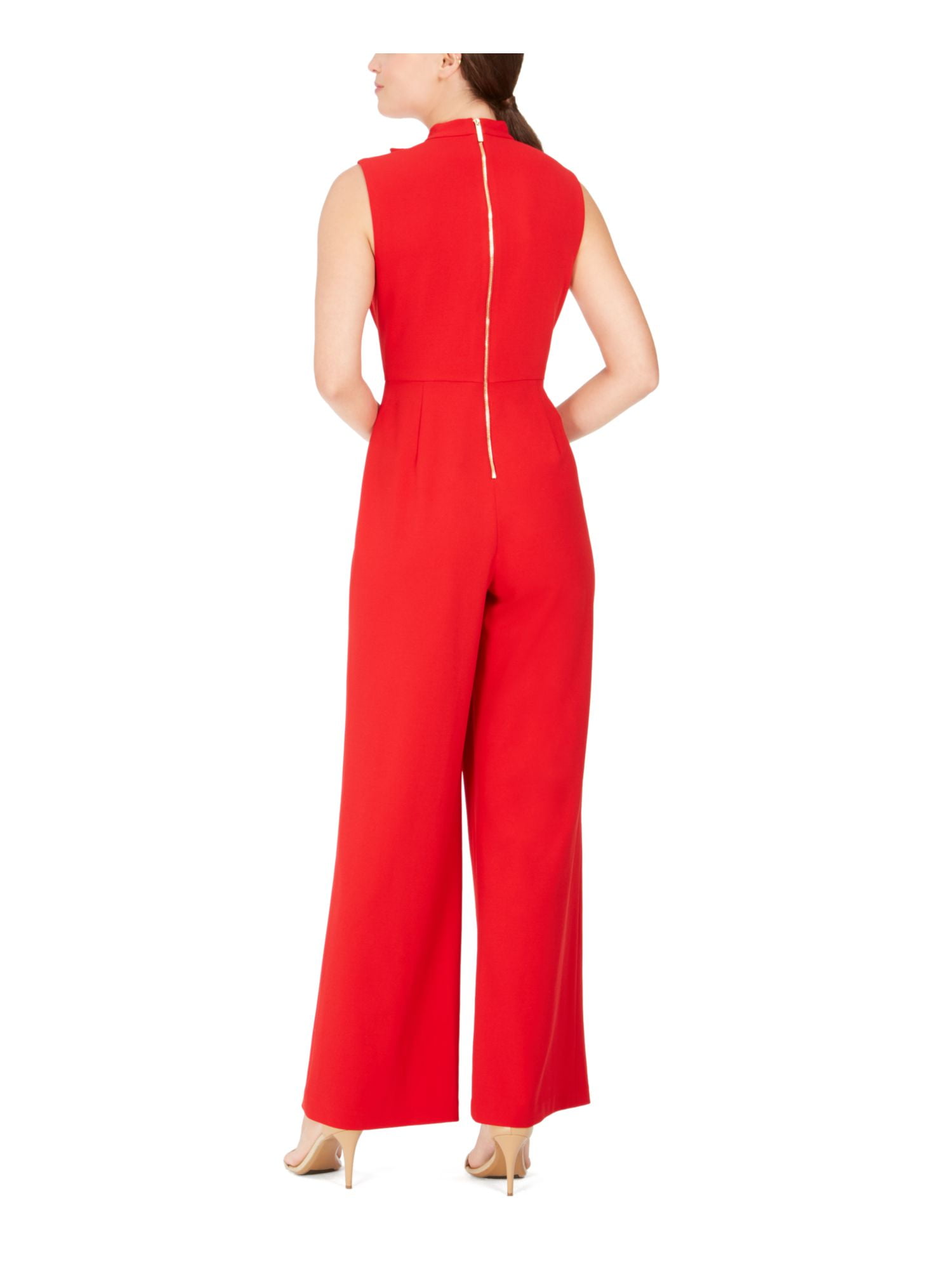 red jumpsuit calvin klein