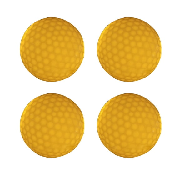 4Pieces Glow Golf Balls for Night Sports Tournament Glowing in The Dark Golf Ball Long Lasting Bright Luminous Balls