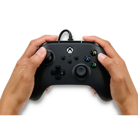 PowerA Wired Controller for Xbox Series X|S - Black: USB-C Connection, Xbox Compatibility