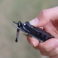 thumbnail image 3 of Mini Multifunction Gadget Set - Pocket Tools - Travel Adjustable Screwdriver Keychain - Outdoor Tools,96*20mm,Black, 3 of 4