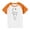 Orange, variant on vokkrv Girls' Summer T Shirts Cartoon Print Crewneck Short Sleeve Cute Casual Tops Beige 3 Years