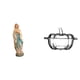 thumbnail image 1 of Estatua de cristal de María, figura de María con forma de calabaza, tarro de galletas decorativo de resina con forma de Jesús, cue, 1 of 8