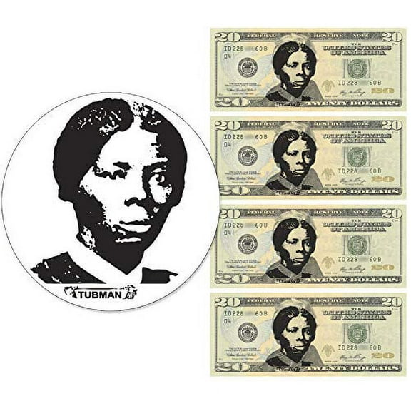 Harriet Tubman $20 Bill Self Inking Rubber Stamp