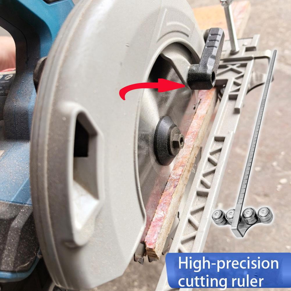 Positioning Calipers for Circular Saw,Positioning Calipers for Precise Measurements & Easy Wood Cutting,Universal Adjustable Cutting Circular Saw Guide Rail, for Straight Edge