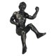 thumbnail image 1 of Roca hombre estilo industrial escultura ped decoración decoración ped resina figuril tesanía fondo ped decoración de izquierda Baoblaze Escultura colgante de pared, 1 of 7