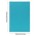 thumbnail image 3 of A5 Spiral Notebook Wirebound Lined Journal Kraft Cover Aesthetic Notebook 100 Pages Ruled Writing Pad Small Note Pads Notebook Office Travel Blue 1 Pack, 3 of 9