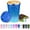 light blue, variant on 13 floz Travel Coffee Tumbler Insulated with Lid, Coffee Mugs Spill Proof Leak Proof, Reusable Stainless Steel Vacuum Thermal Thermos Cup, Colorful Coffee Cup for Men and Women Hot & Cold Drinks