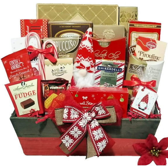 Warm Greetings Holiday Gourmet Gift Basket - Christmas Gift Basket Idea!