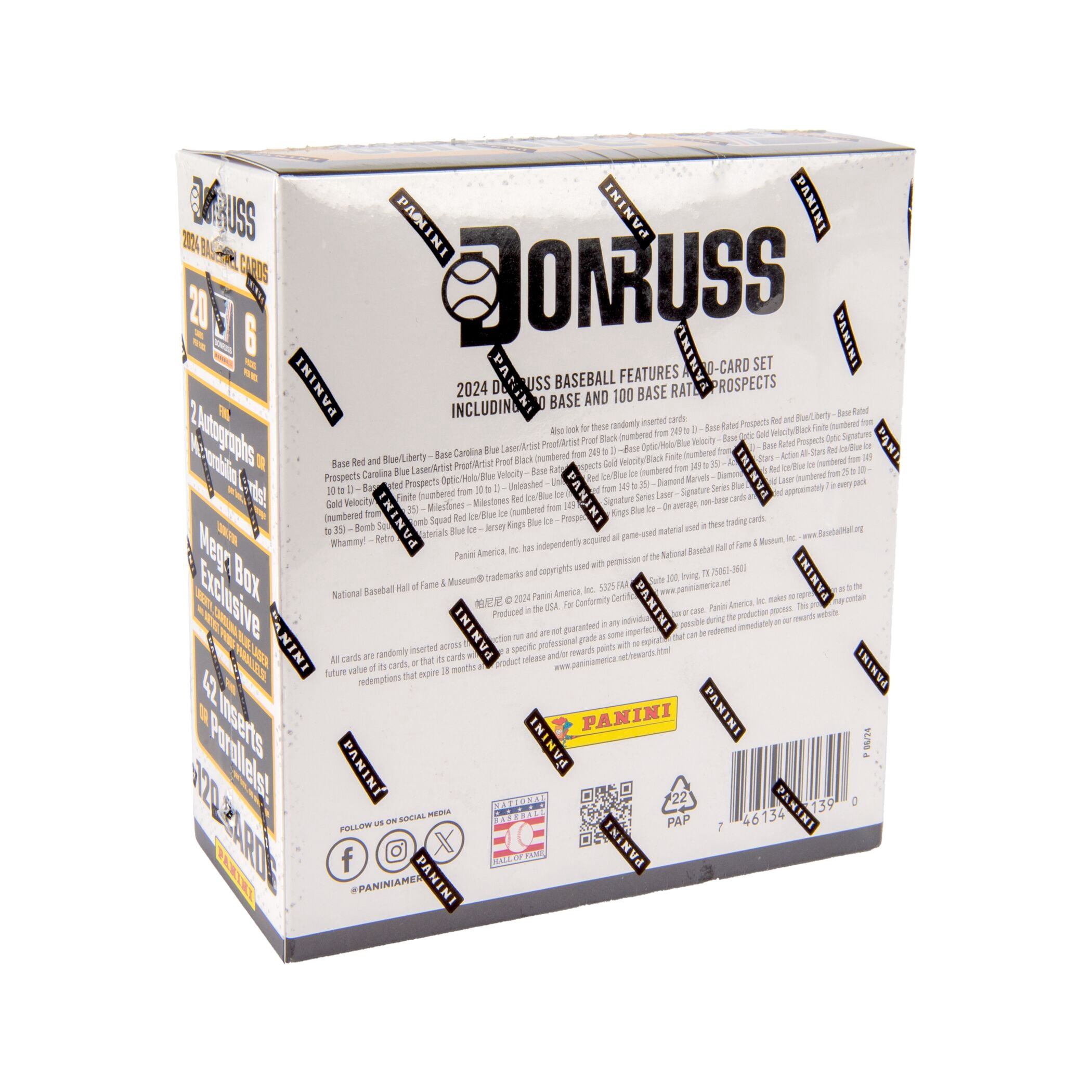 2024 Panini Donruss Baseball Trading Cards Mega Box