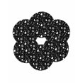 thumbnail image 7 of 13 Inch Round Placemats Set of 6, Christmas Black Non Slip Heat Insulation PP Table Mats, Xmas Tree Winter Snowflakes Plants Holiday Washable Place Mats for Kitchen Dining Party Table Decor, 7 of 7