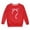 Red, variant on Boys Sweatshirts Boys Girls Bow Print Crew Neck Long Sleeve Pullover Hoodless Top Black 5-6 Years