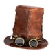 thumbnail image 5 of Steampunk, sombrero de Jazz, equipo Retro Steampunk con gafas, sombrero estilo Steampunk gótico de cuero PU, tocado para Cosplay de, 5 of 9