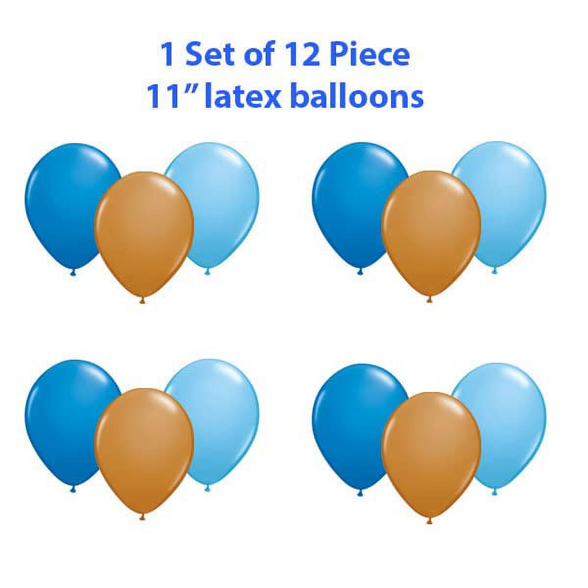 Amscan Cookie Monster Birthday Party Supplies Decorations Big Balloon Bundle with Character Mylar's, Star Mylar's, Big Number 1 and Latex Balloons