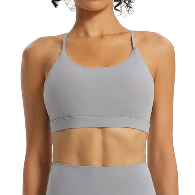 Brasier sin Varillas Mujer Sujetador Deportivo Push up para Mujer, Ropa Interior Cómoda para Fitness Al Aire Libre. Mediana