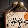 thumbnail image 5 of ZhyrZng Vintage Primitive Halloween Metal Sign 20x30cm Rustic Tin Wall Decor, Whimsical Witch Ghost Pumpkin Scarecrow Pattern, Indoor Outdoor Garden Porch Door Hanging Holiday Decor, 5 of 5
