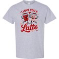 thumbnail image 3 of Inktastic I Love You a Latte Valentines Coffee Love T-Shirt, 3 of 5