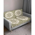 thumbnail image 3 of Sage Green Sofa Couch Cushion Covers Washable, Removable Stretchable Sectional Couch Covers, Southwest Tribal Antique Boho-Chic Country Slipcovers for L & T Shape Sofa Furniture Protector M Size 1 pc, 3 of 7