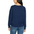 thumbnail image 4 of Buffalo Ladies' Knit Long Sleeve Crew Neck Top (Navy, XL), 4 of 4