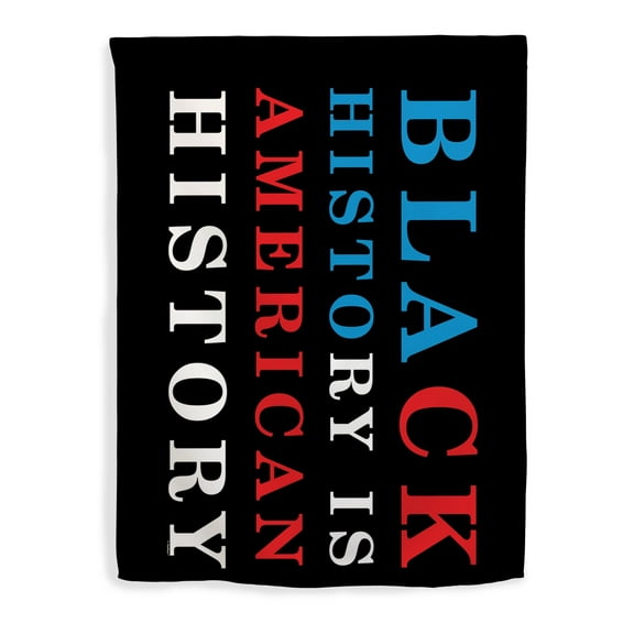 ThisWear Civil Rights Movement Flag Black History is American History Horizontal House Flag