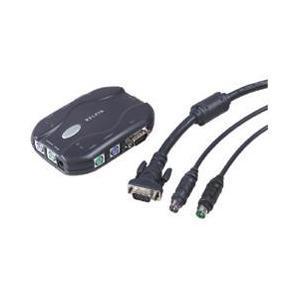Belkin 2 Port Kvm Switch Bundled With Cables F1dj102pb Walmart Com