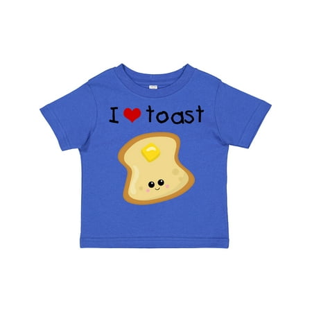 

Inktastic I Love Toast Gift Toddler Boy or Toddler Girl T-Shirt