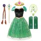 thumbnail image 5 of Disney Frozen Elsa Anna Costume Aurora Belle Snow White Princess Dress Girls Kids Cosplay Rapunzel Mermaid Ariel Party Clothes, 5 of 5