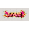 thumbnail image 4 of Urban Graffiti Piggy Bank, Arrow Pierced Love Word as Bubble Letters with Wings on Drippy Painting, Ceramic Coin Bank Money Box for Cash Saving, 3.6" X 3.2", Multicolor, by Ambesonne, 4 of 4