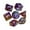 D, variant on Pack of 7 Acrylic Polyhedral Novelty Supply Props Painted Role Playing for RPG Card Games Adults Families , G G