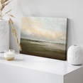 thumbnail image 4 of HFDF Canvas Print Wall Art Watercolor Dusk Sky Over Green Field Nature Wilderness Illustrations Modern Rustic Relax/Calm Cool for Living Room, Bedroom, Office 10x8inch Framed, 4 of 7