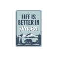 thumbnail image 2 of Alaska Novelty Sign, Metal Wall Decor - 10x14 inches, 2 of 4