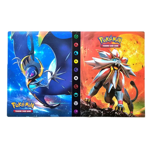 Álbum de tarjetas de bolsillo para niños, libro de cartas, soporte de colección de periféricos de Anime, carpeta de tarjetas de juego, lista cargada, regalo de juguete, 240