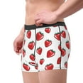 thumbnail image 3 of Wukai Hand Drawn Strawberry Print Men’s Underwear Breathable Boxer Briefs,&nbsp;Moisture Wicking & Breathable-XX-Large, 3 of 7