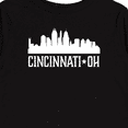 thumbnail image 4 of Inktastic Cincinnati Ohio Skyline City Silhouette Boys or Girls Long Sleeve Toddler T-Shirt, 4 of 5