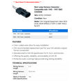 thumbnail image 2 of Rear Lamp Harness Connector - Compatible with 1995 - 1997 GMC C3500HD 1996, 2 of 2